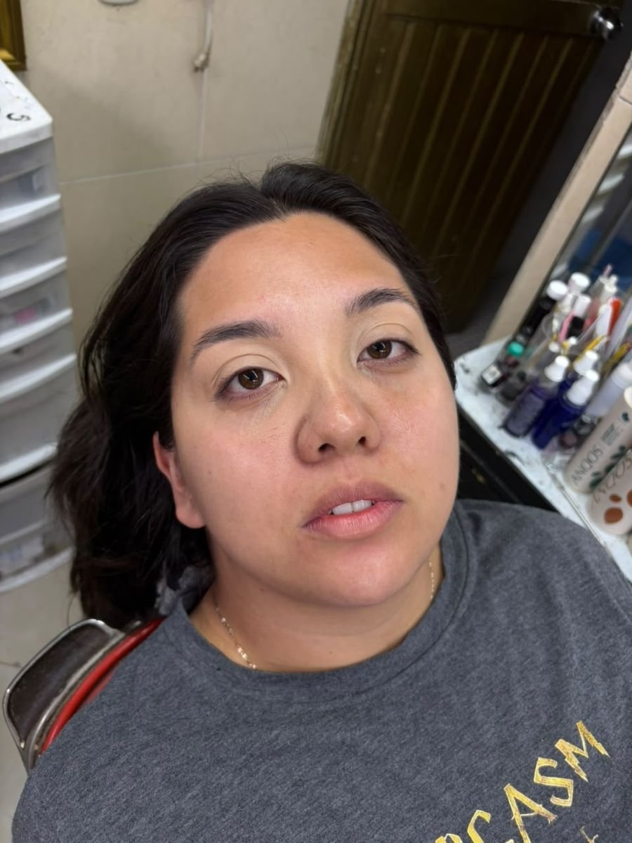 Antes — Novia, maquillaje y recogido